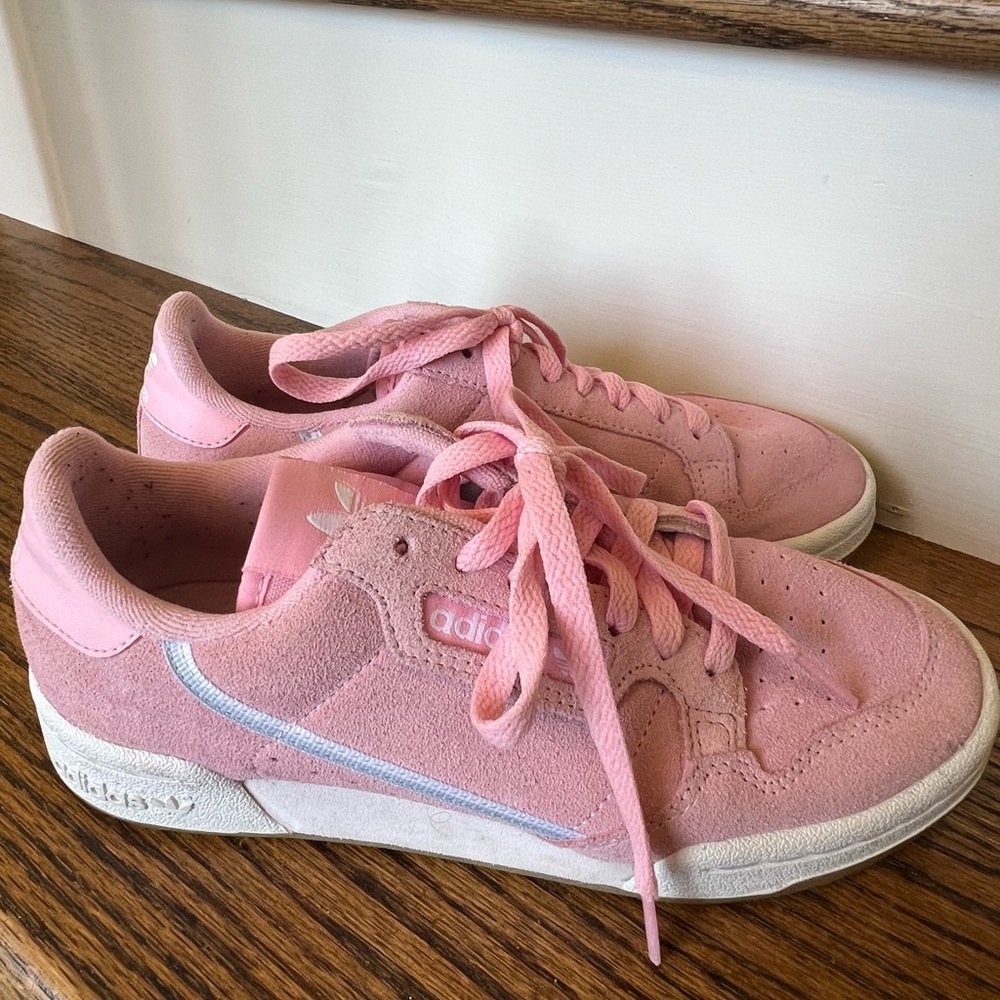 PINK ADIDAS CONTINENTAL 80 SNEAKERS